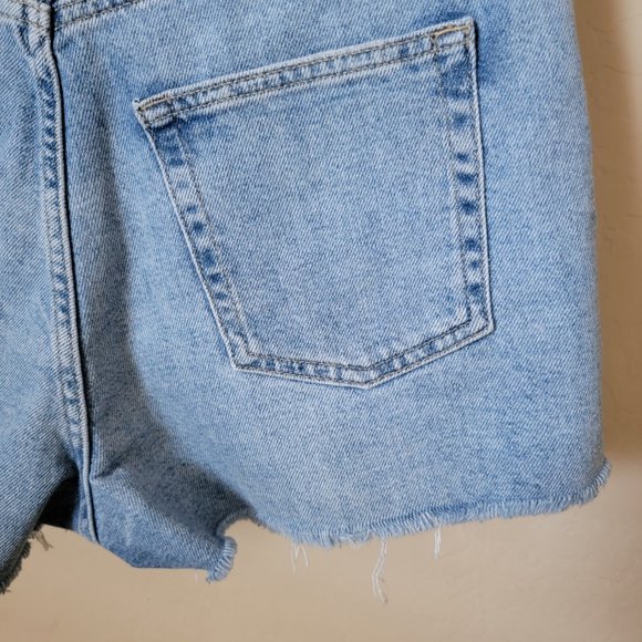 Topshop Moto Mom Cutoff Denim Jean Shorts - Picture 11 of 16